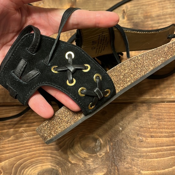 SAM EDELMAN Boho Fringe Leather sandals - Picture 9 of 10